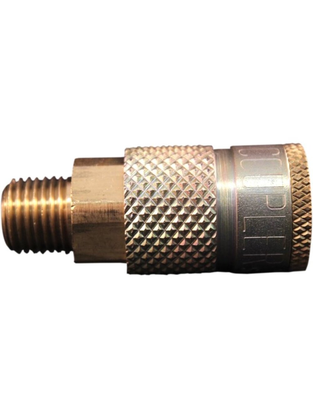 10-Pack 1/4" MNPT T Style Couplers - Durable, High-Quality Plumbing Fittings